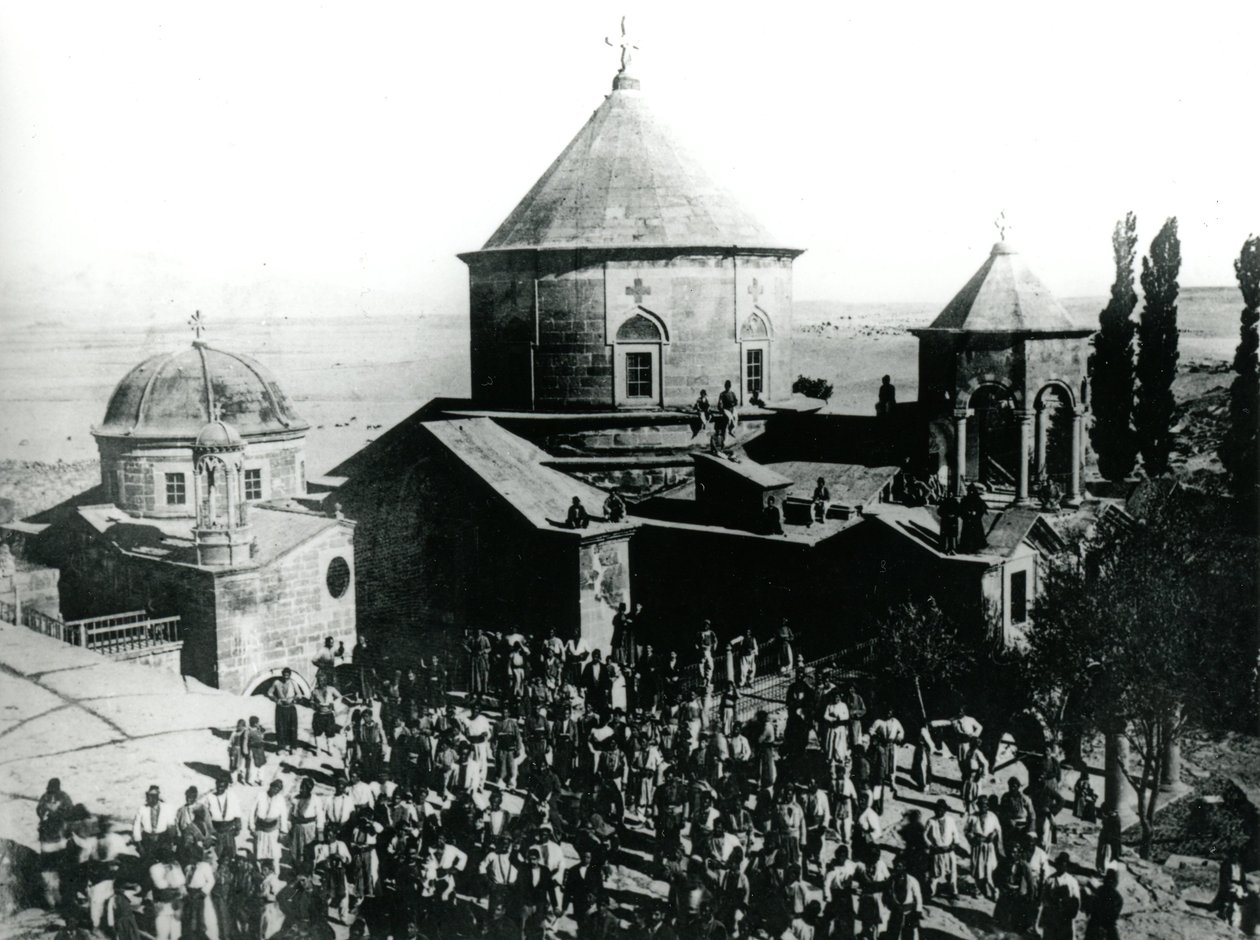 Pielgrzymka do klasztoru Tomarza, na południowy wschód od Kayseri autorstwa Hugo Grothe