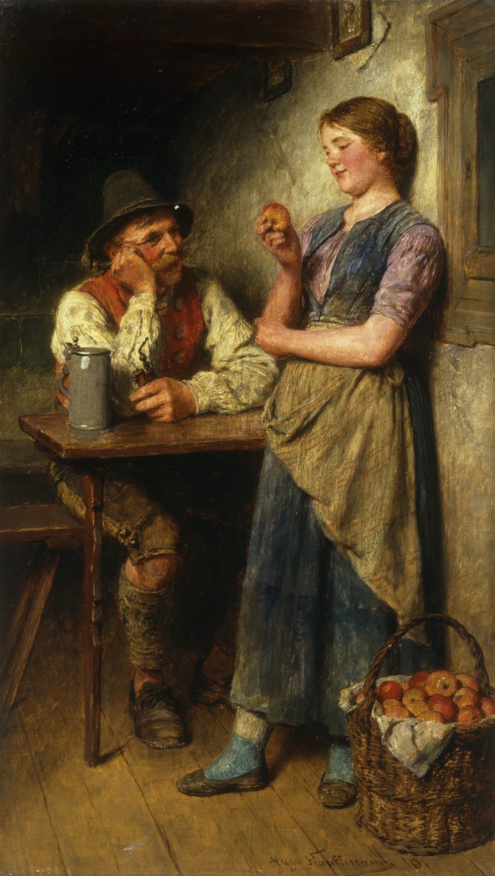 Jabłko Jego Oka, 1910 autorstwa Hugo Kauffmann