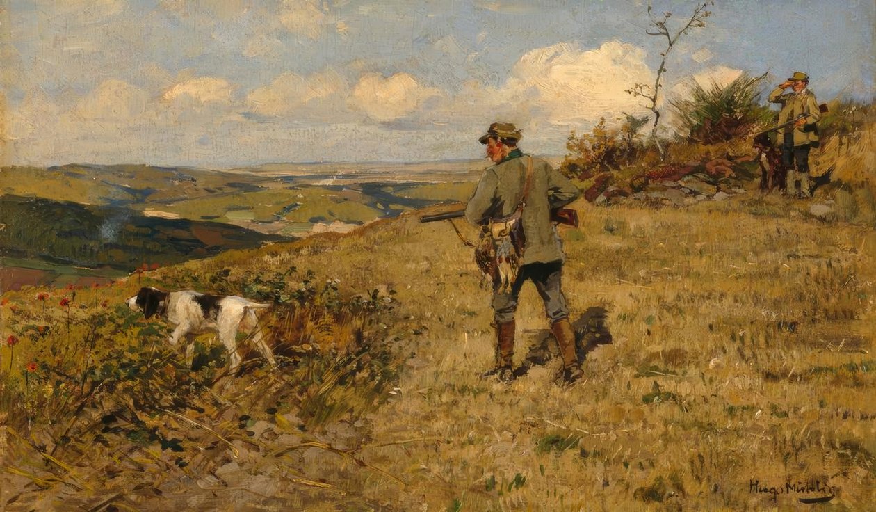 Jesienne polowanie autorstwa Hugo Muhlig