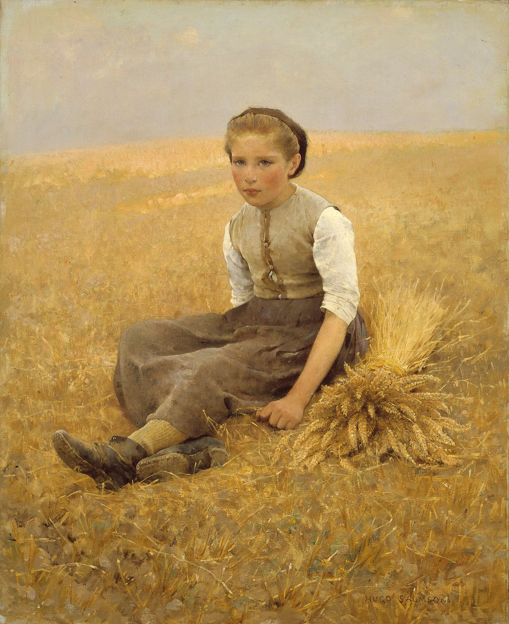Mała klarownica, 1884 autorstwa Hugo Salmson