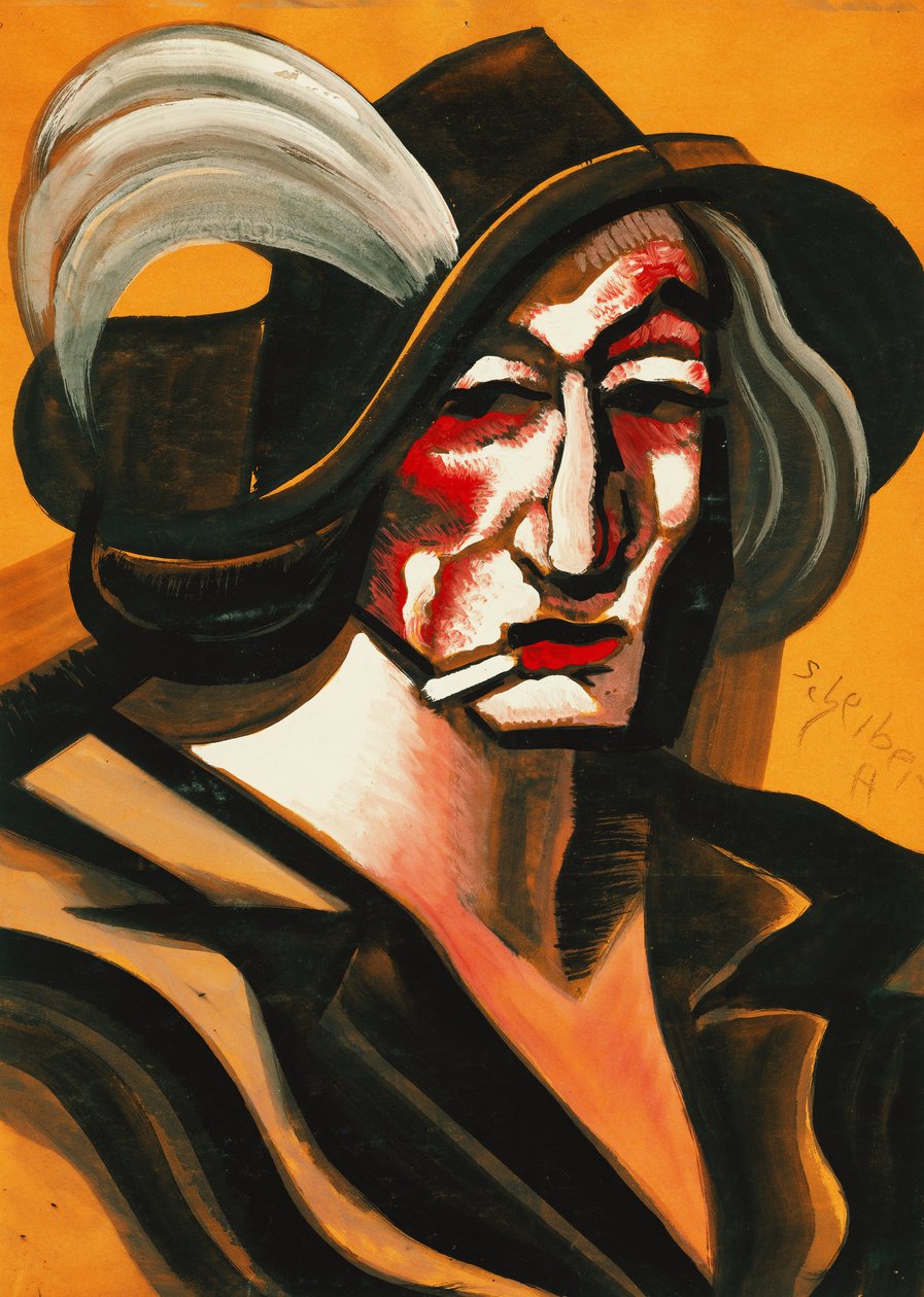 Dama w kapeluszu; Dame mit Hut autorstwa Hugo Scheiber