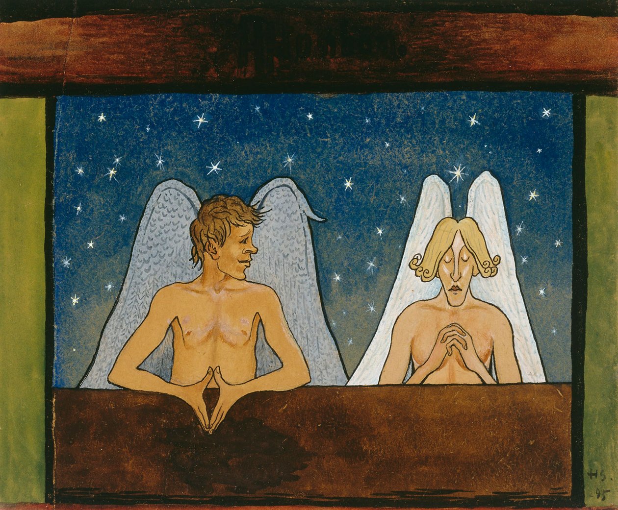 Nabożeństwo autorstwa Hugo Simberg