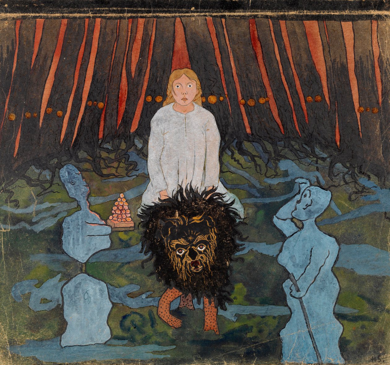 Bajka II autorstwa Hugo Simberg