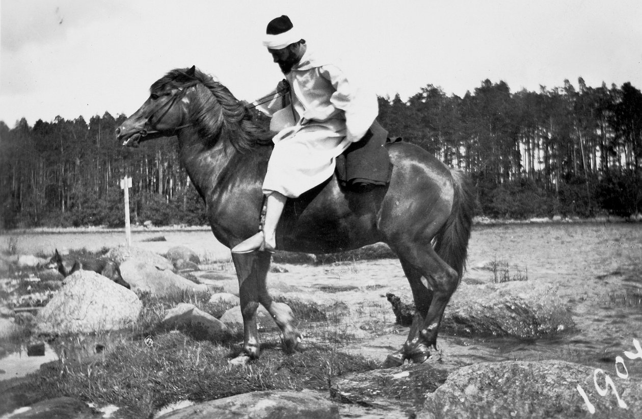 Hugo Simberg jako szejk autorstwa Hugo Simberg