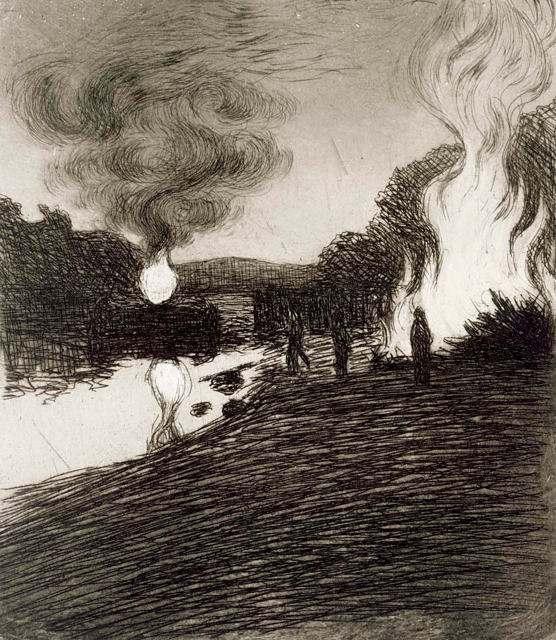 Ogniska sobótkowe autorstwa Hugo Simberg
