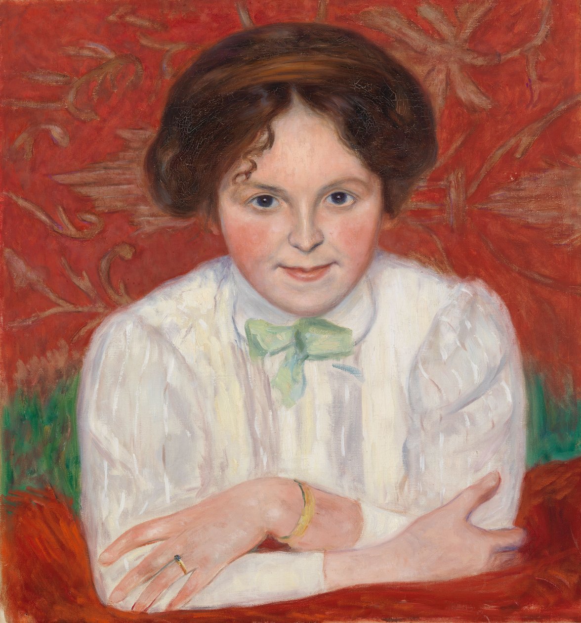 Portret Inge Simberg autorstwa Hugo Simberg