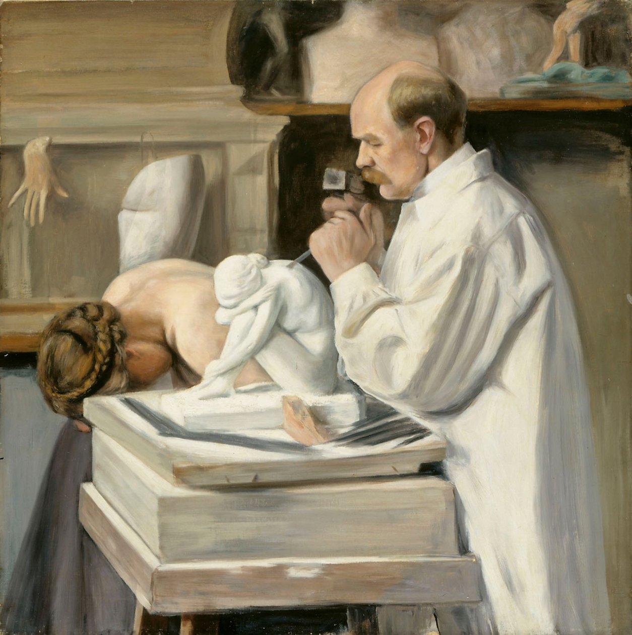 Portret Viktora Malmberga autorstwa Hugo Simberg