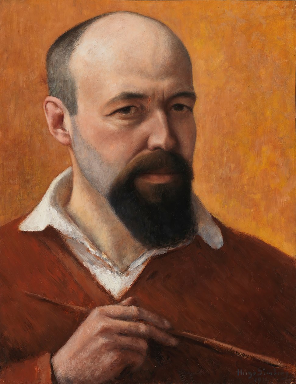 Autoportret, 1914. autorstwa Hugo Simberg