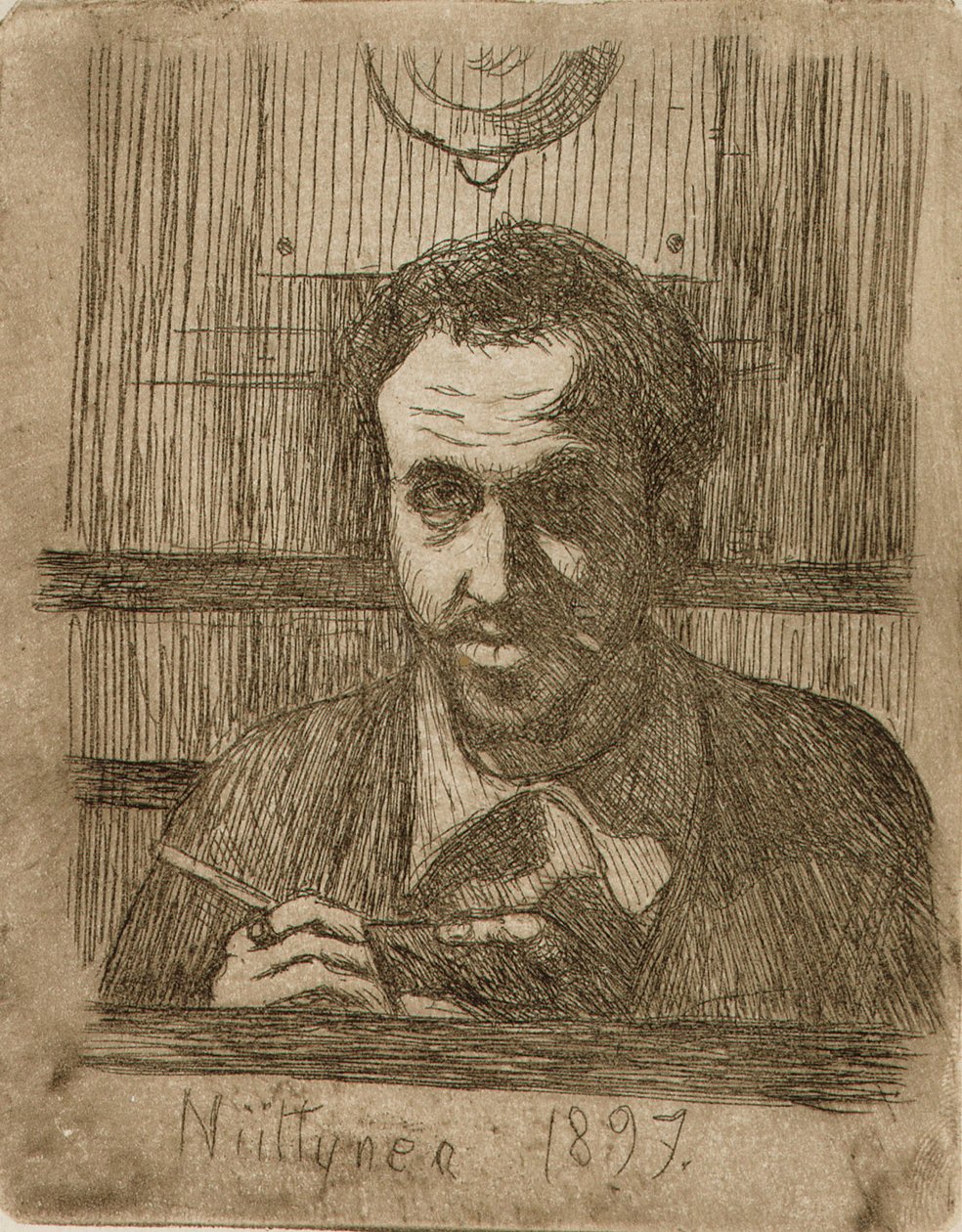 Autoportret II autorstwa Hugo Simberg