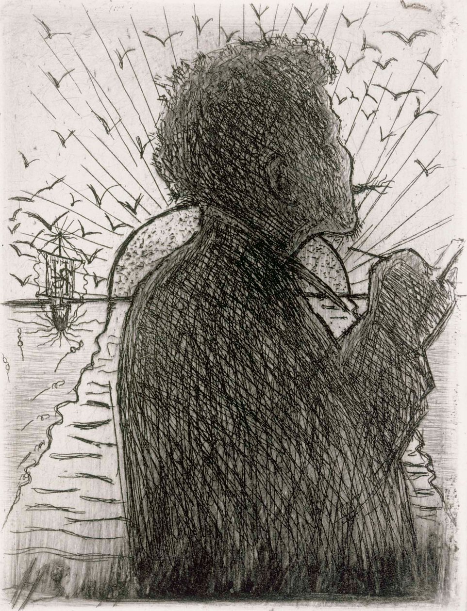 Autoportret I autorstwa Hugo Simberg