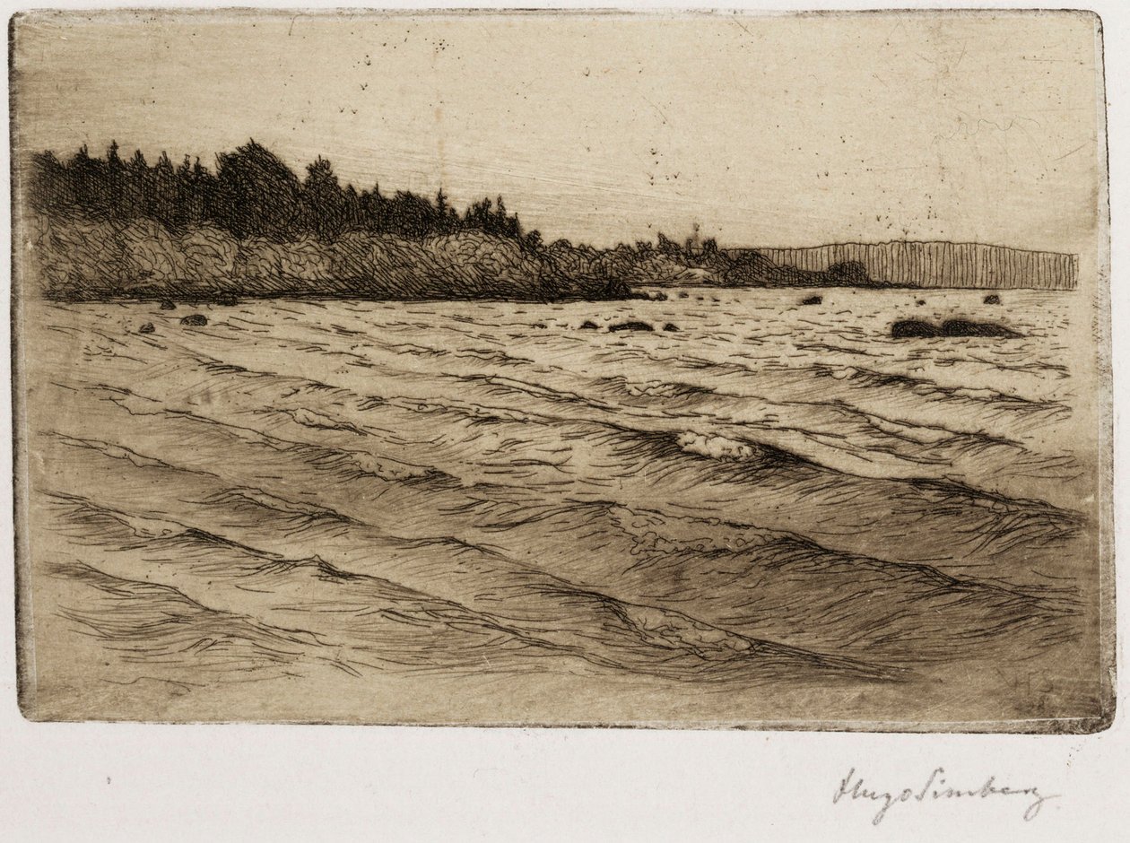 Letnie fale autorstwa Hugo Simberg