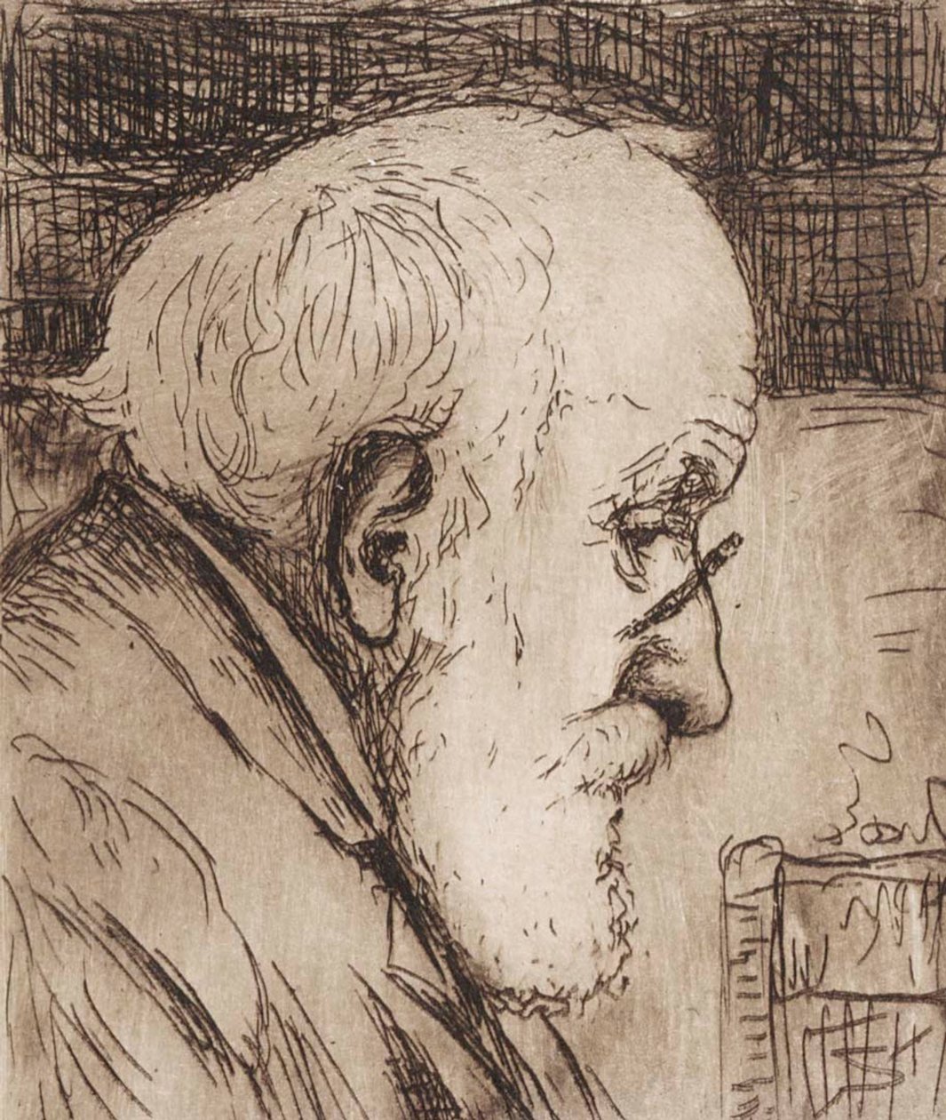 Ojciec artysty autorstwa Hugo Simberg
