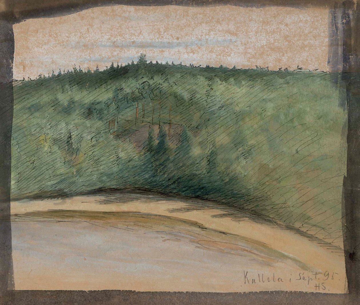 Plaża autorstwa Hugo Simberg