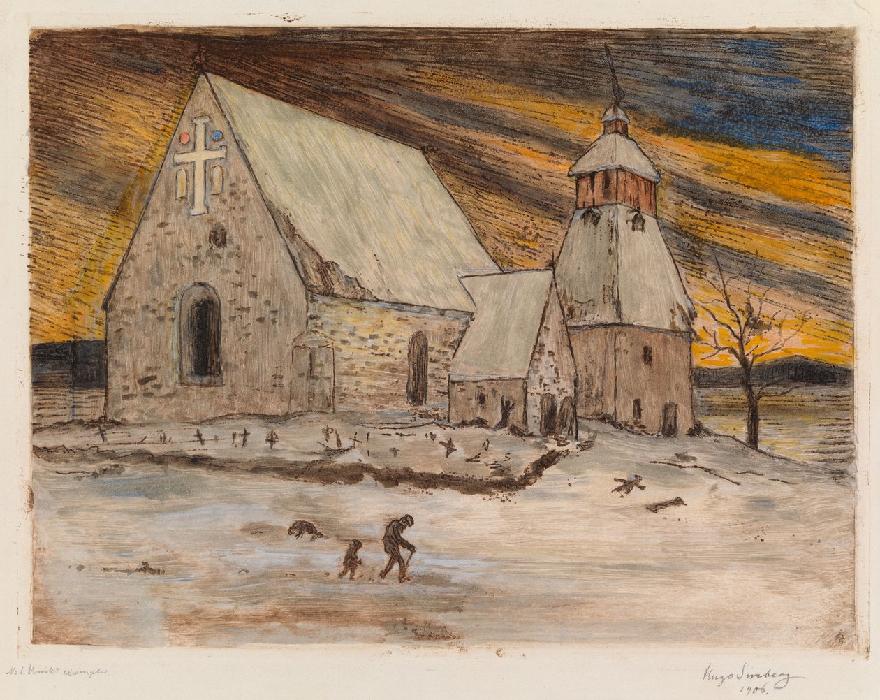Czarna śmierć autorstwa Hugo Simberg