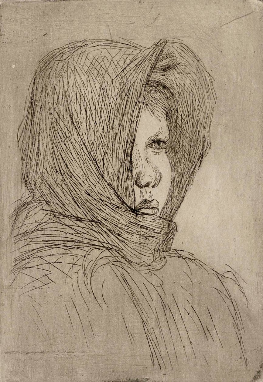 Chustka autorstwa Hugo Simberg