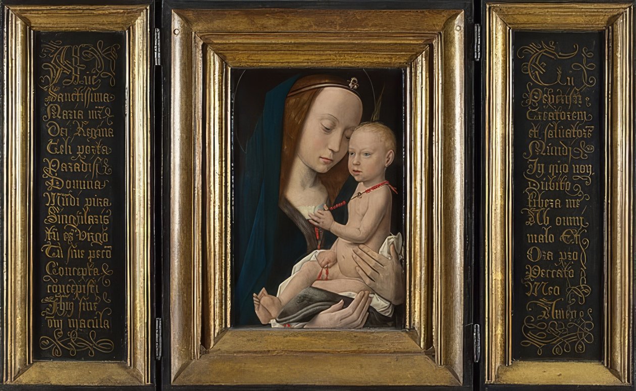Madonna z Dzieciątkiem. około 1485 autorstwa Hugo van der Goes