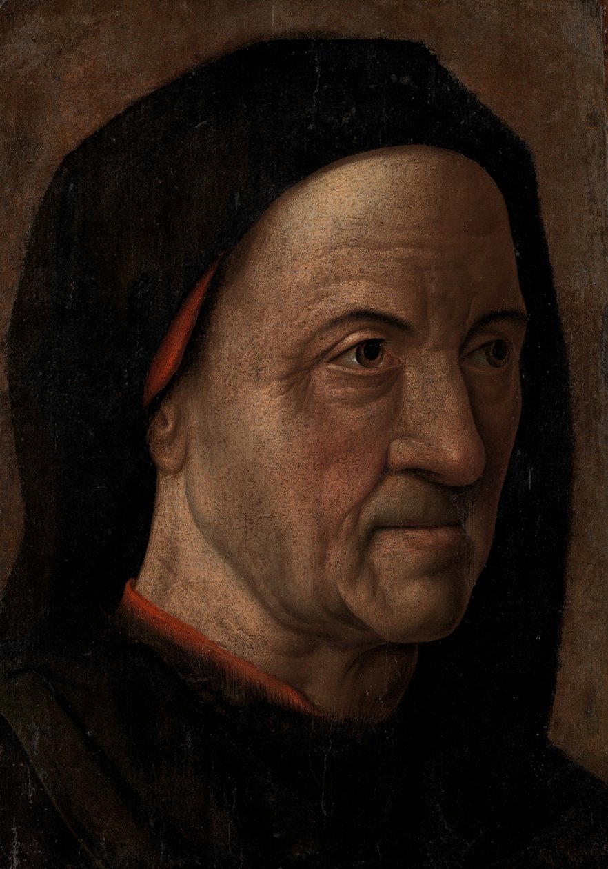 Portret starca, ca. 1470-75. autorstwa Hugo van der Goes