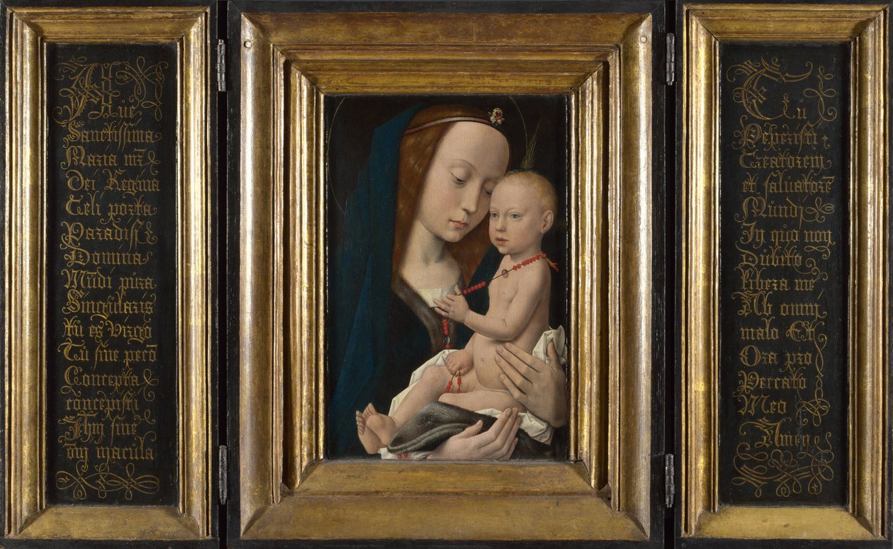 Dziewica z Dzieciątkiem, ok. 1485 autorstwa Hugo van der, Goes