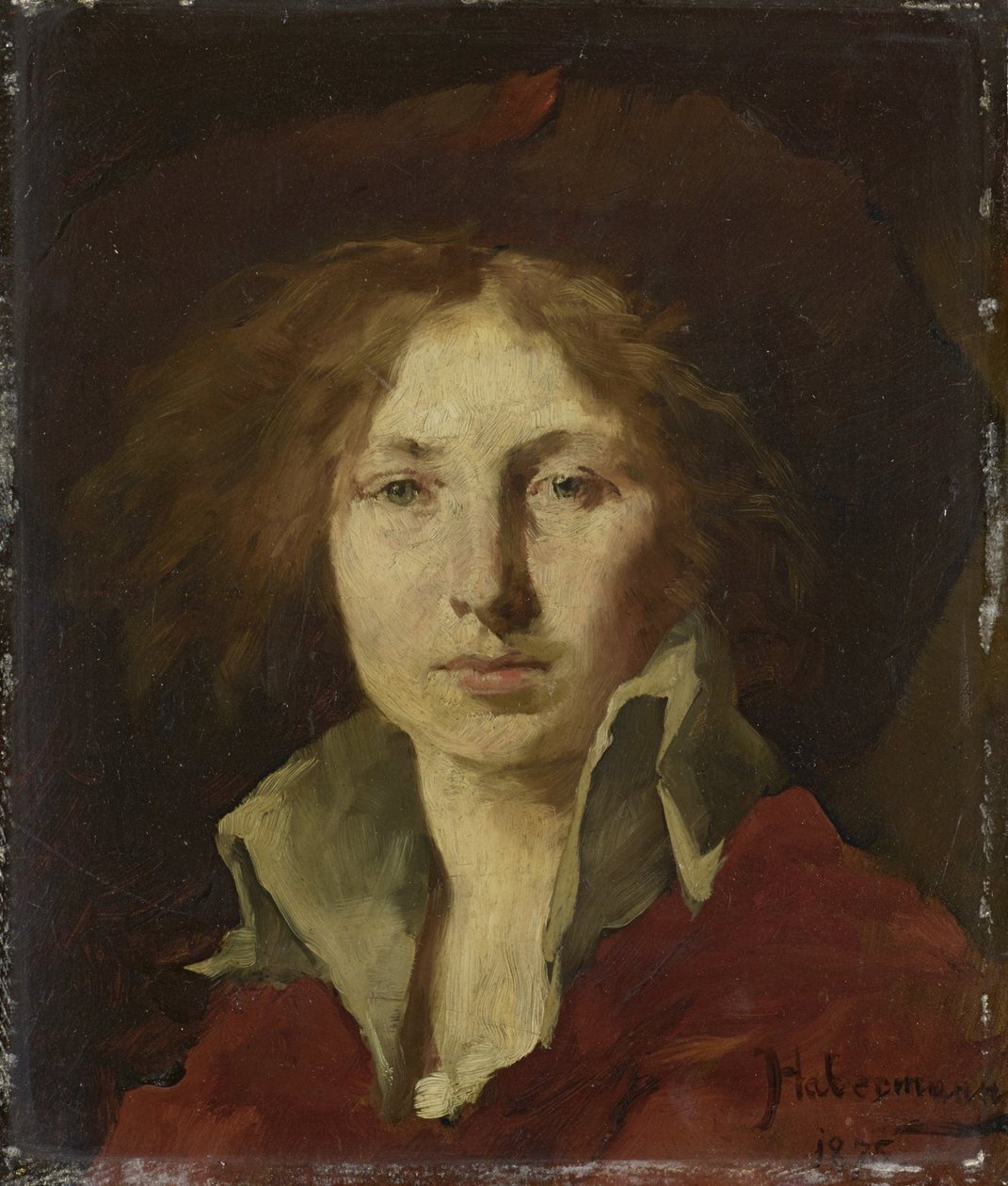 głowa kobiety autorstwa Hugo von Habermann