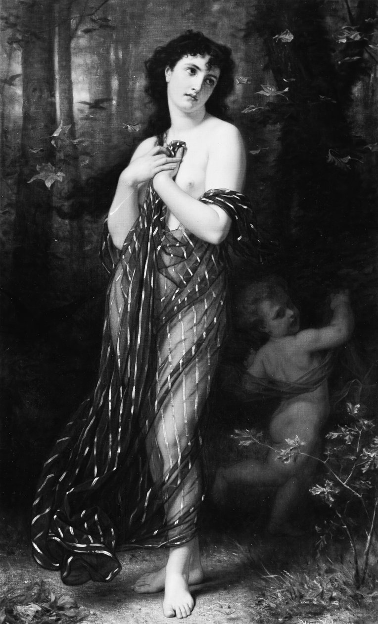 Opadające liście, Alegoria jesieni, 1872. autorstwa Hugues Merle