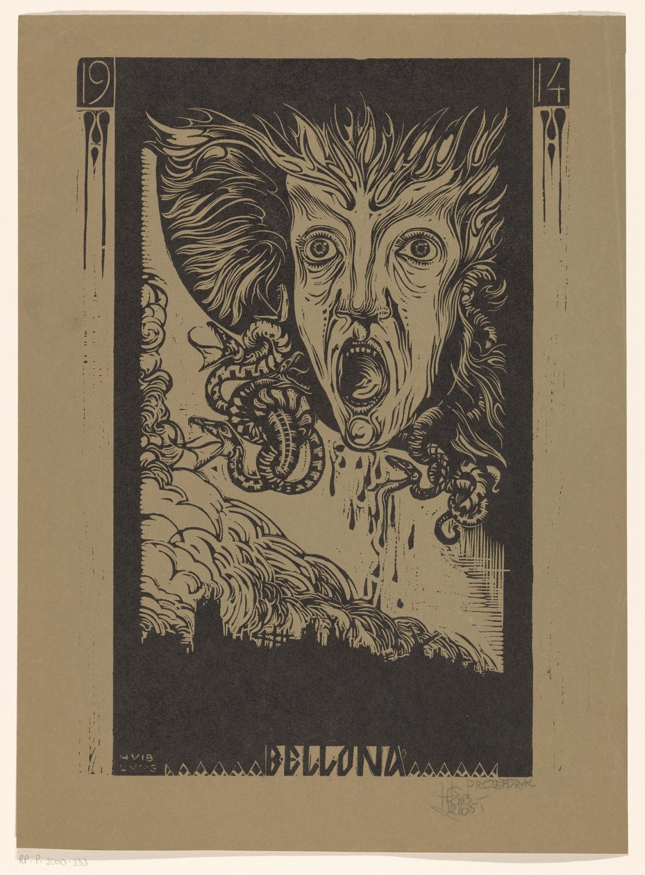 Bellona (tytuł na obiekcie) autorstwa Huib Luns (signed by artist)