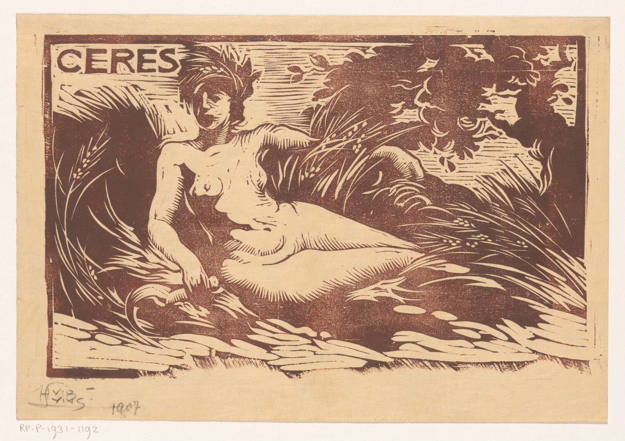 Ceres autorstwa Huib Luns (signed by artist)