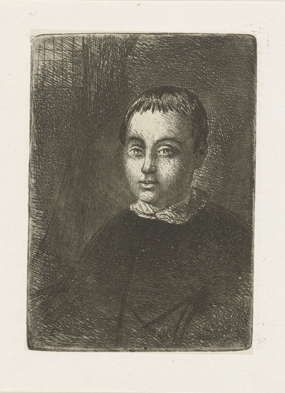Portret chłopca autorstwa Huib van Hove Bz