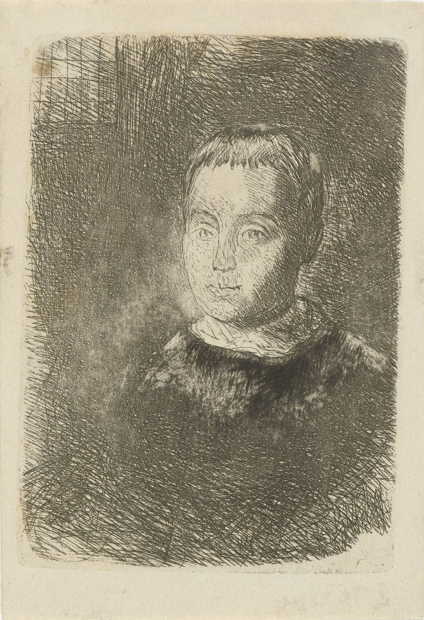Portret chłopca autorstwa Huib van Hove Bz