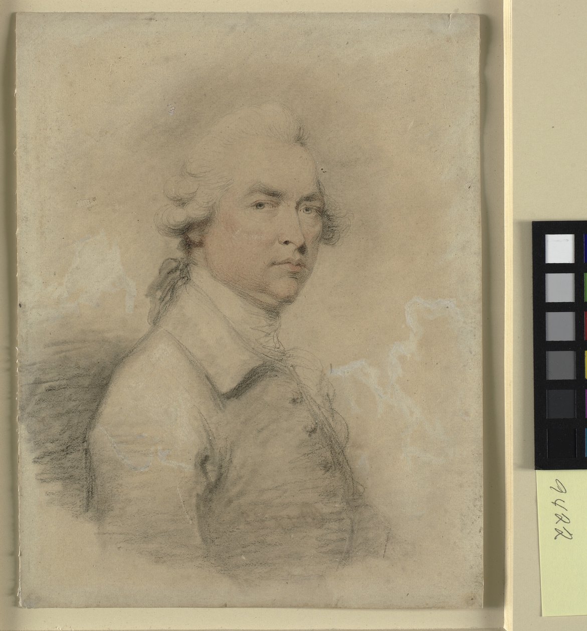 Portret głowy i ramion mężczyzny zwrócony w prawo autorstwa Humphry