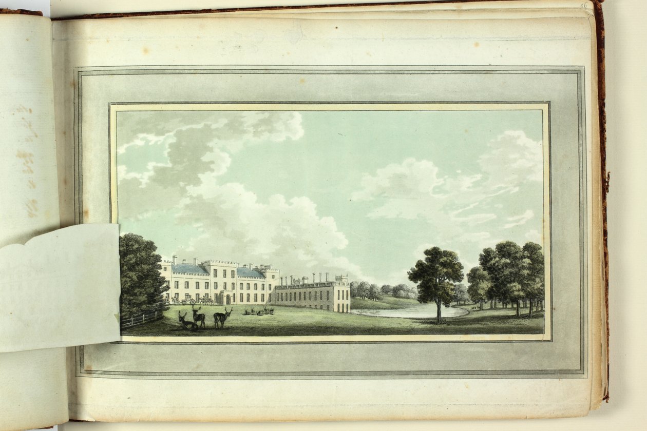 Czerwona Księga: Welbeck autorstwa Humphry Repton