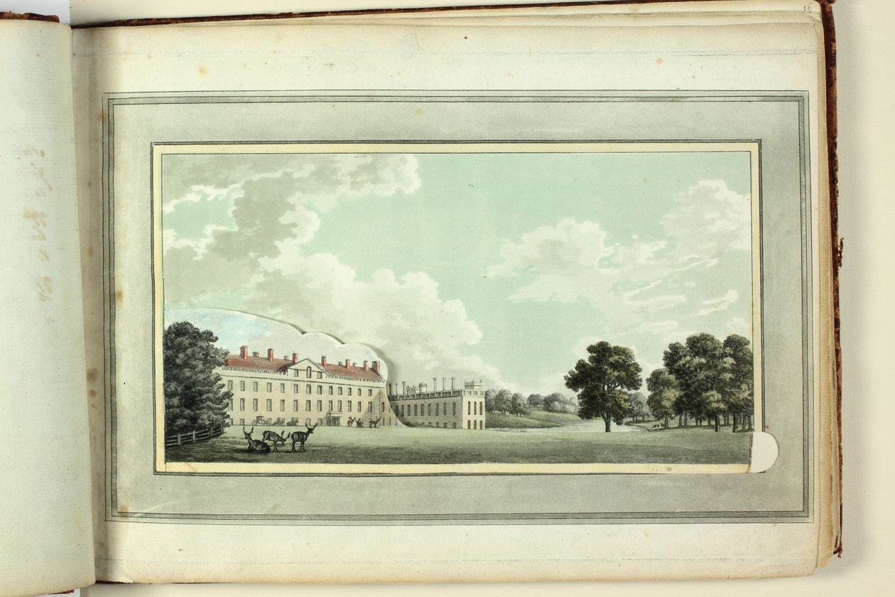 Czerwona Księga: Welbeck autorstwa Humphry Repton