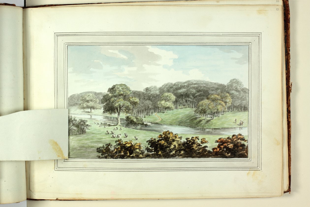 Czerwona Księga: Welbeck autorstwa Humphry Repton