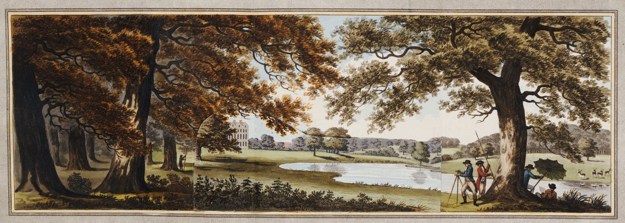 Szkice i wskazówki dotyczące ogrodnictwa krajobrazowego, 1794 autorstwa Humphry Repton