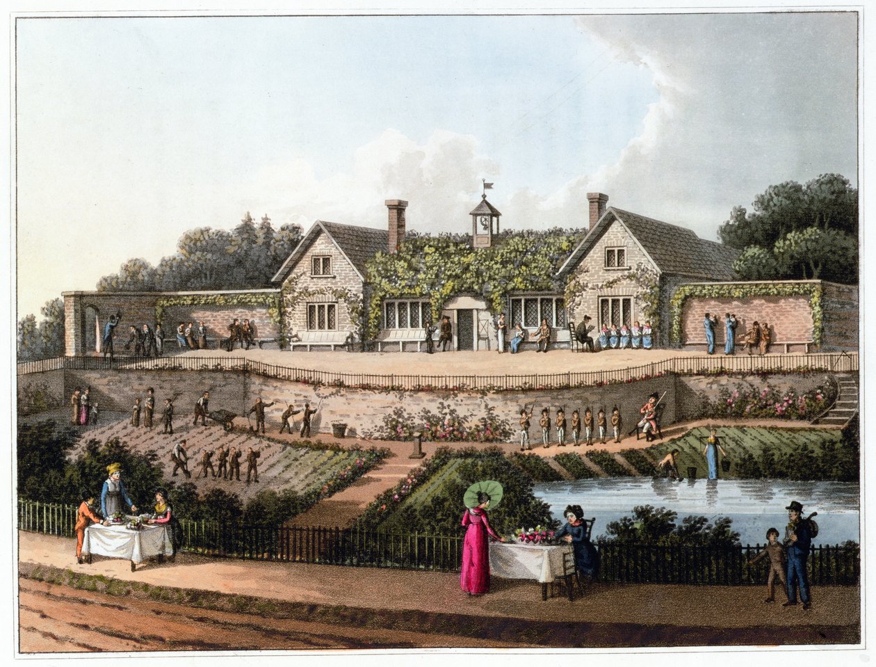 „Dom Pracy”, 1816 autorstwa Humphry Repton
