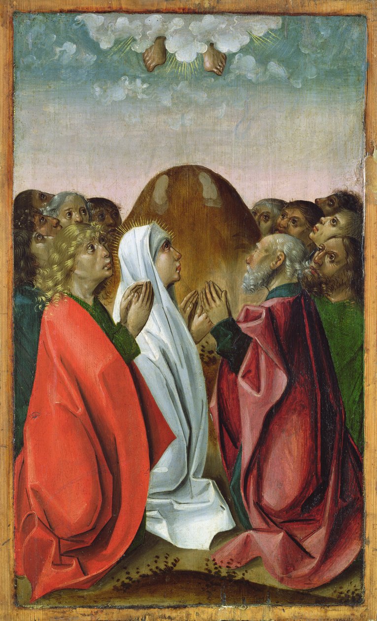 Wniebowstąpienie Chrystusa, c.1475 autorstwa Hungarian School