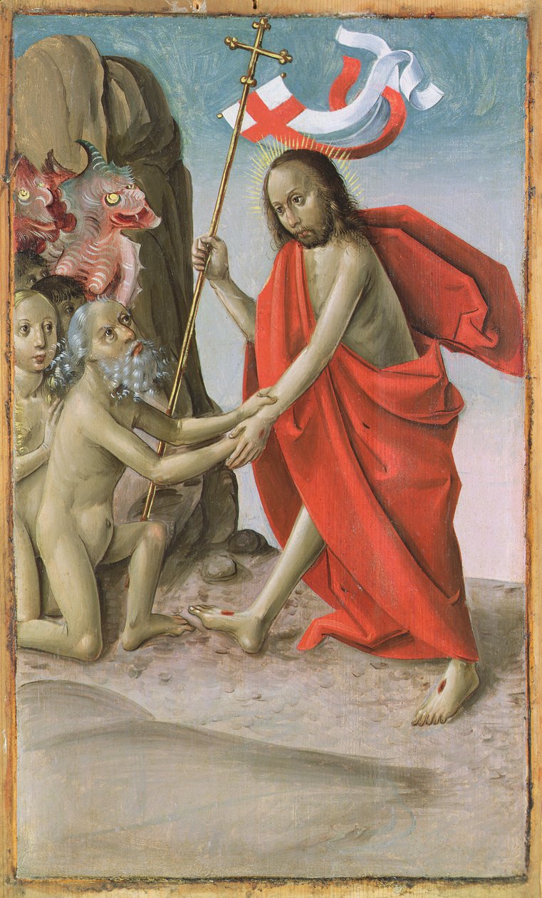 Chrystus w Otchłani, 1490-1500 autorstwa Hungarian School