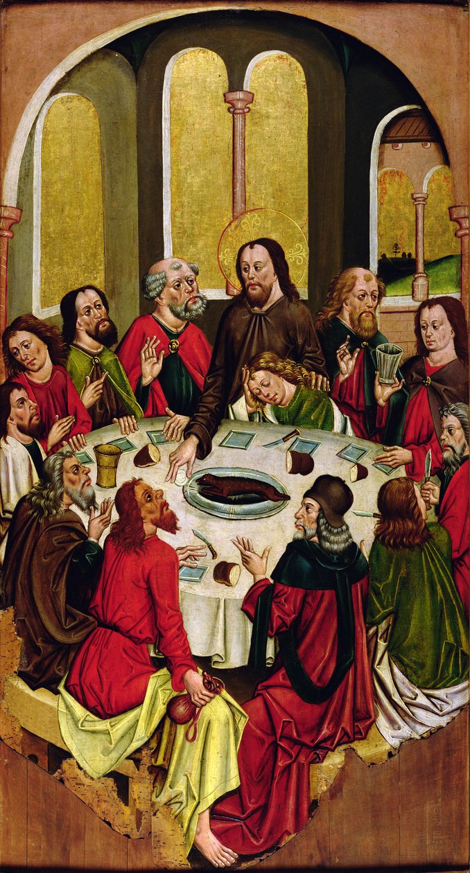 Ostatnia Wieczerza, Turocbela, 1480-90 autorstwa Hungarian School