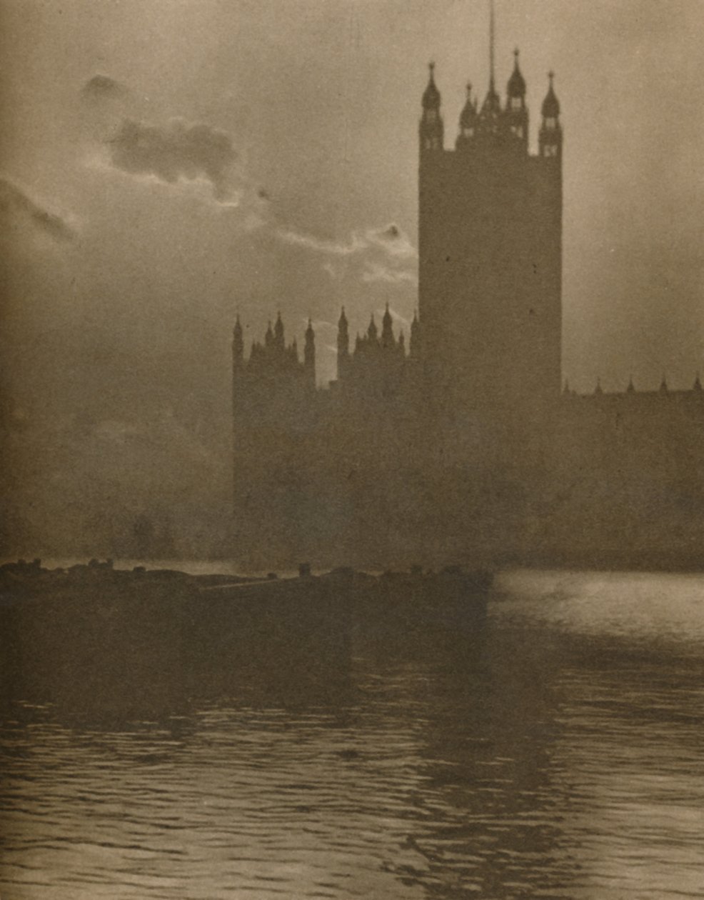 „Sanktuarium z kamienia, które obejmuje bijące serce parlamentarnego Londynu”, c1935. autorstwa Huson