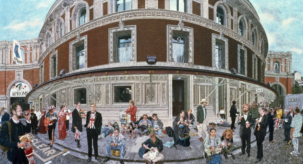 Promenady w The Last Night, Royal Albert Hall autorstwa Huw S. Parsons