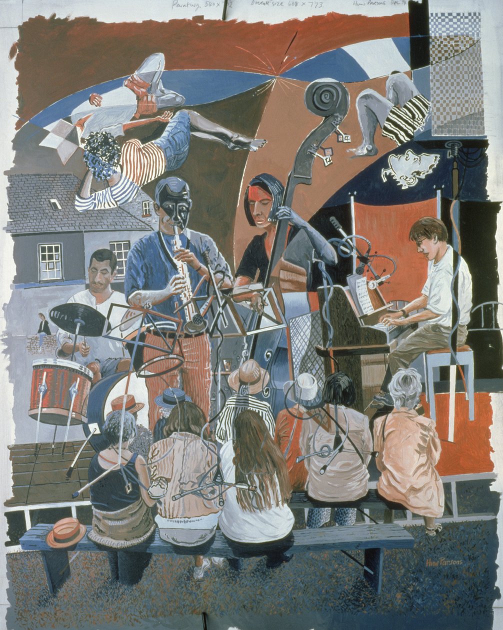 Kwartet Jazzowy, 1994 autorstwa Huw S. Parsons