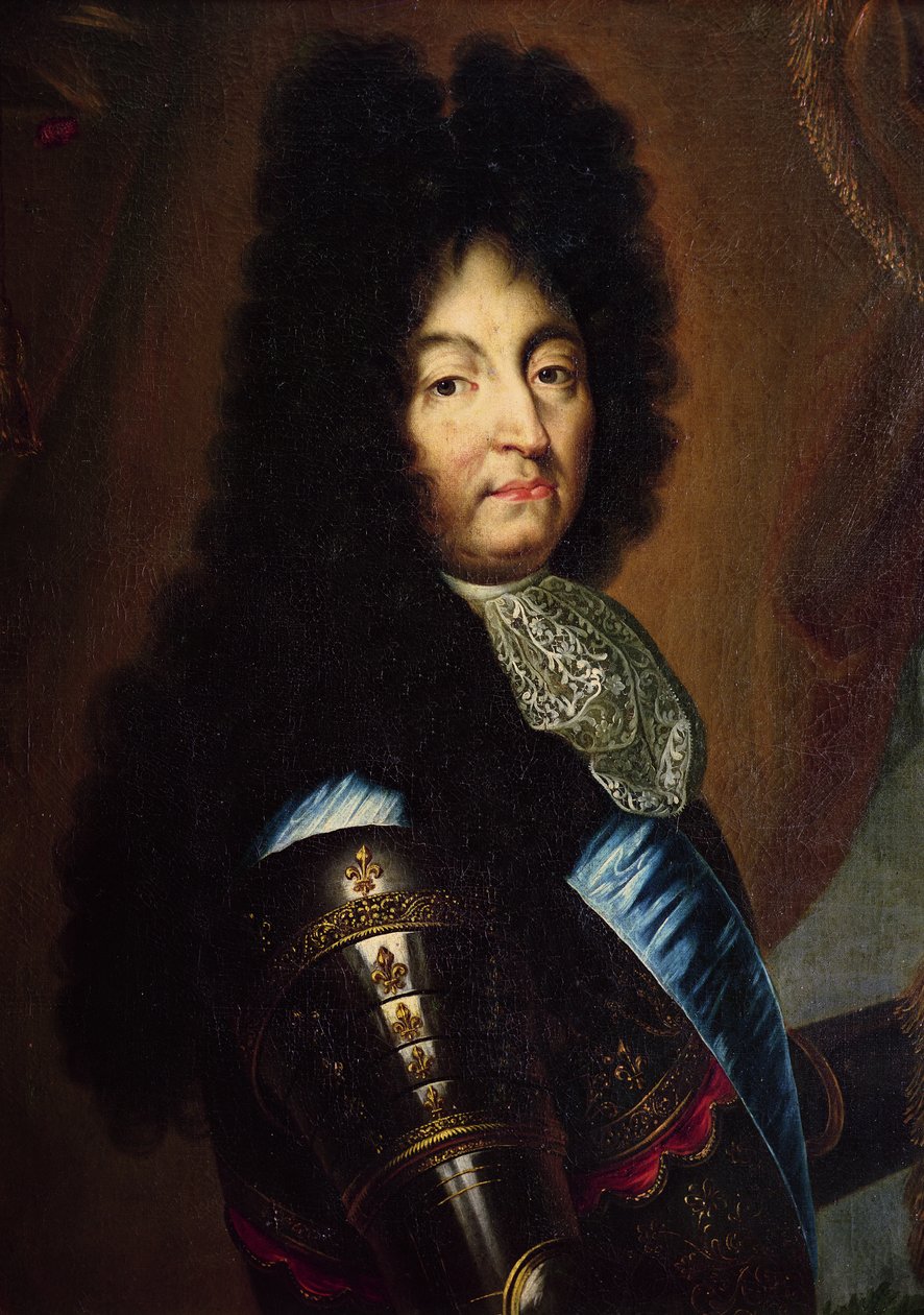 Ludwik XIV (1638-1715) autorstwa Hyacinthe Francois Rigaud