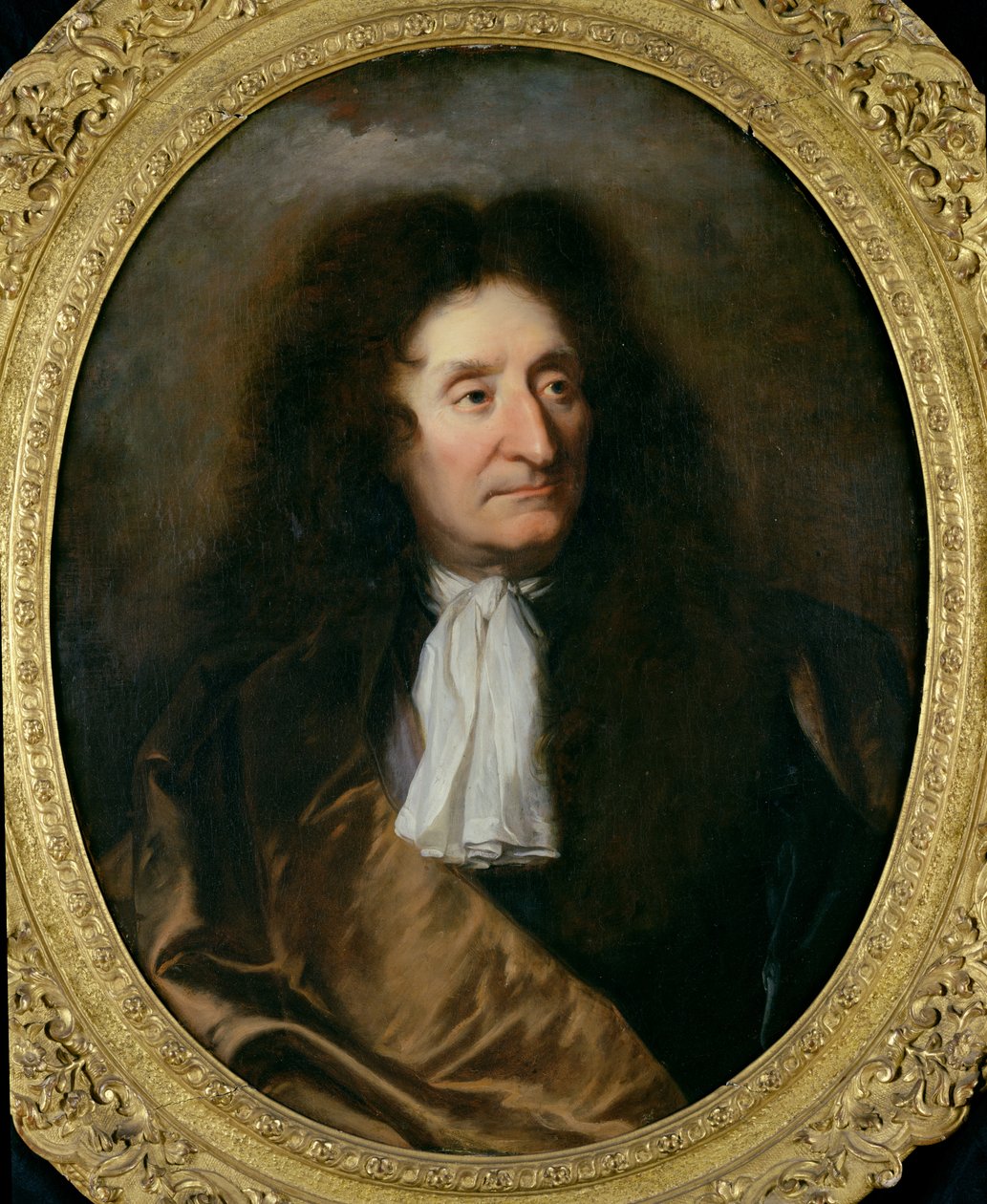 Portret Jean de La Fontaine (1621-95) autorstwa Hyacinthe Francois Rigaud