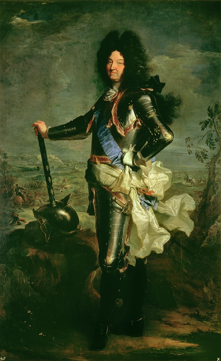 Portret Ludwika XIV (1638-1715) autorstwa Hyacinthe Francois Rigaud