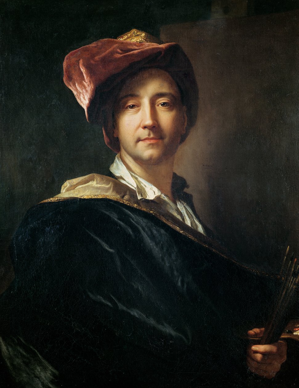 Autoportret w turbanie, 1700 autorstwa Hyacinthe Francois Rigaud