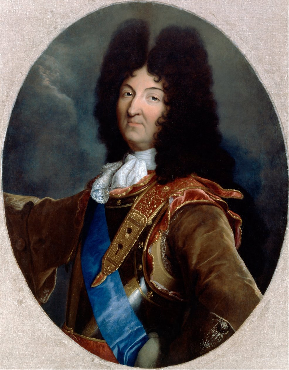 Ludwik XIV autorstwa Hyacinthe Francois Rigaud
