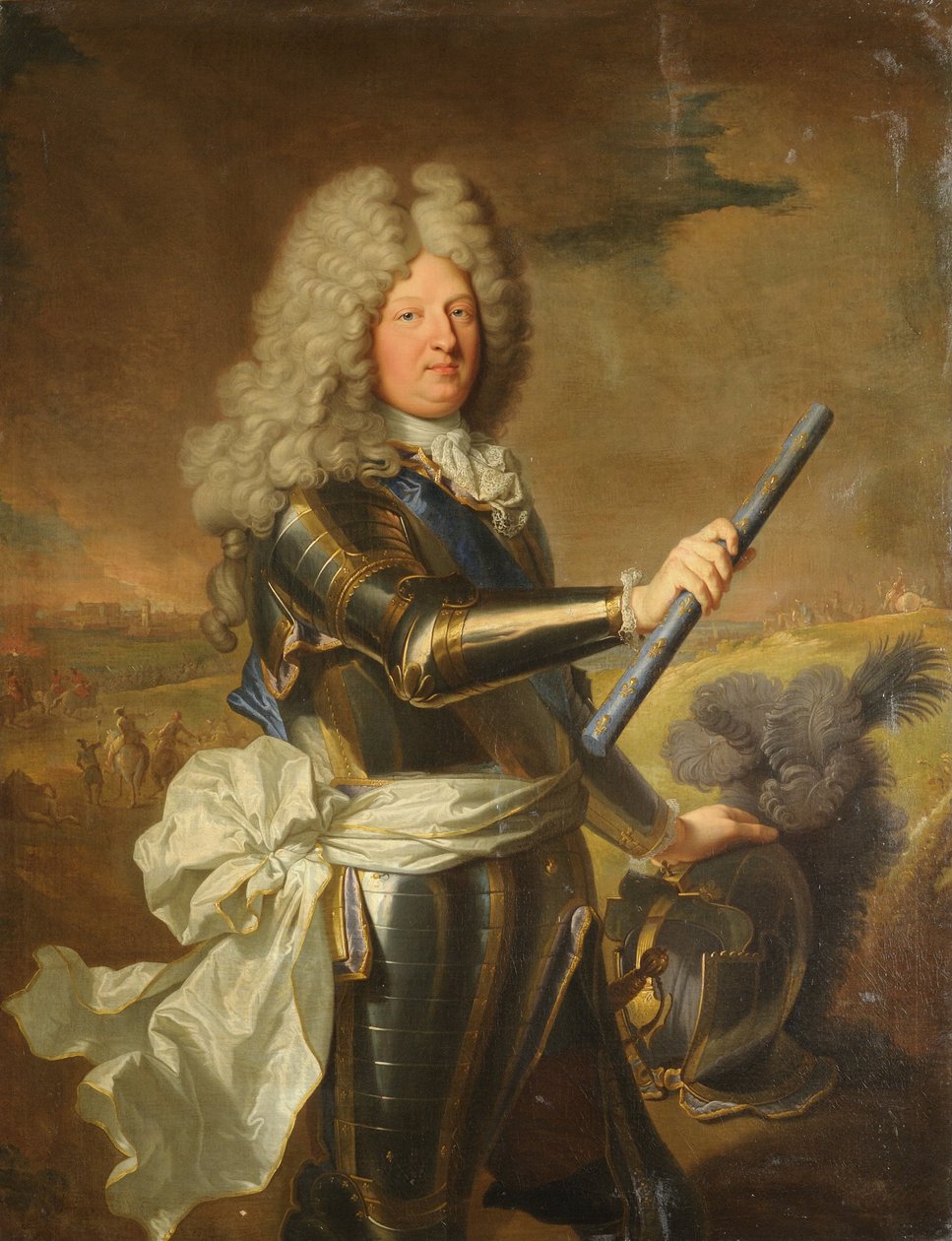 Ludwik de France, Dauphin (1661-1711), znany jako Wielki Dauphin autorstwa Hyacinthe Francois Rigaud