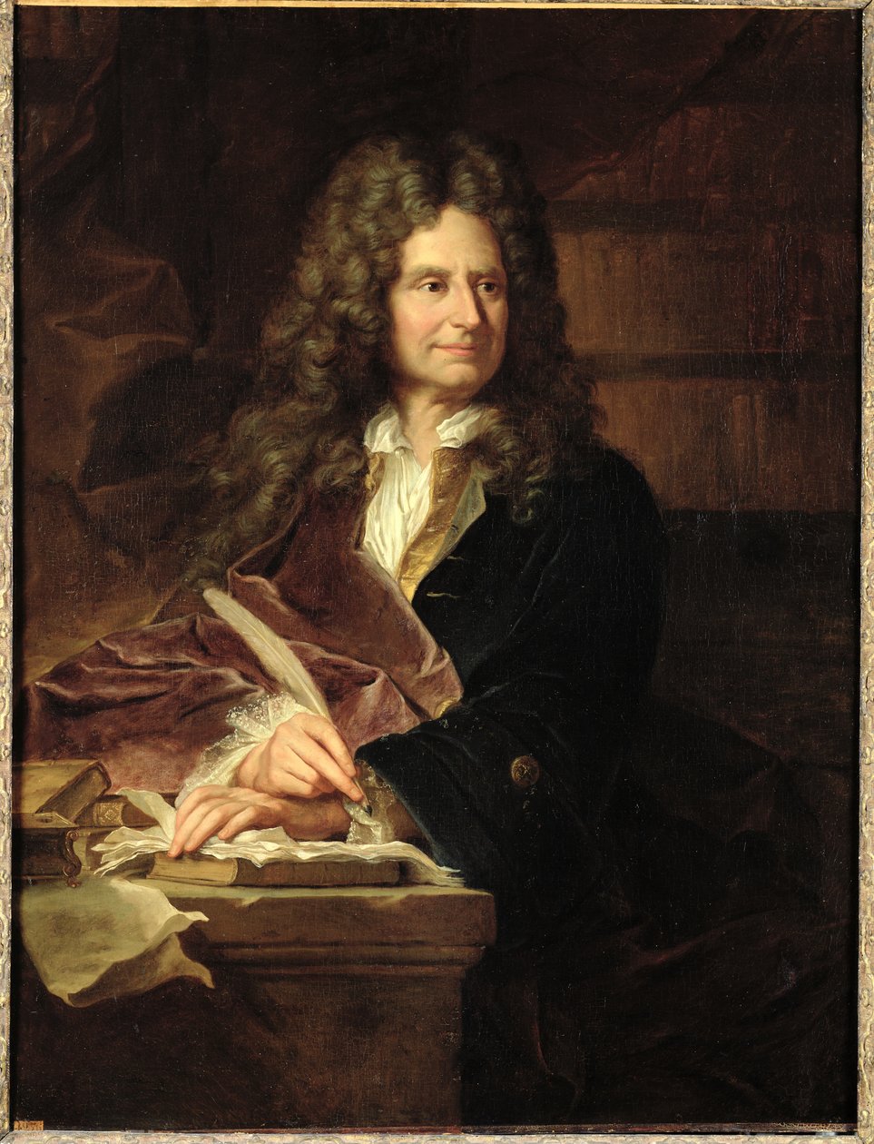 Mikołaj Boileau (1636-1711) po 1704 autorstwa Hyacinthe Francois Rigaud