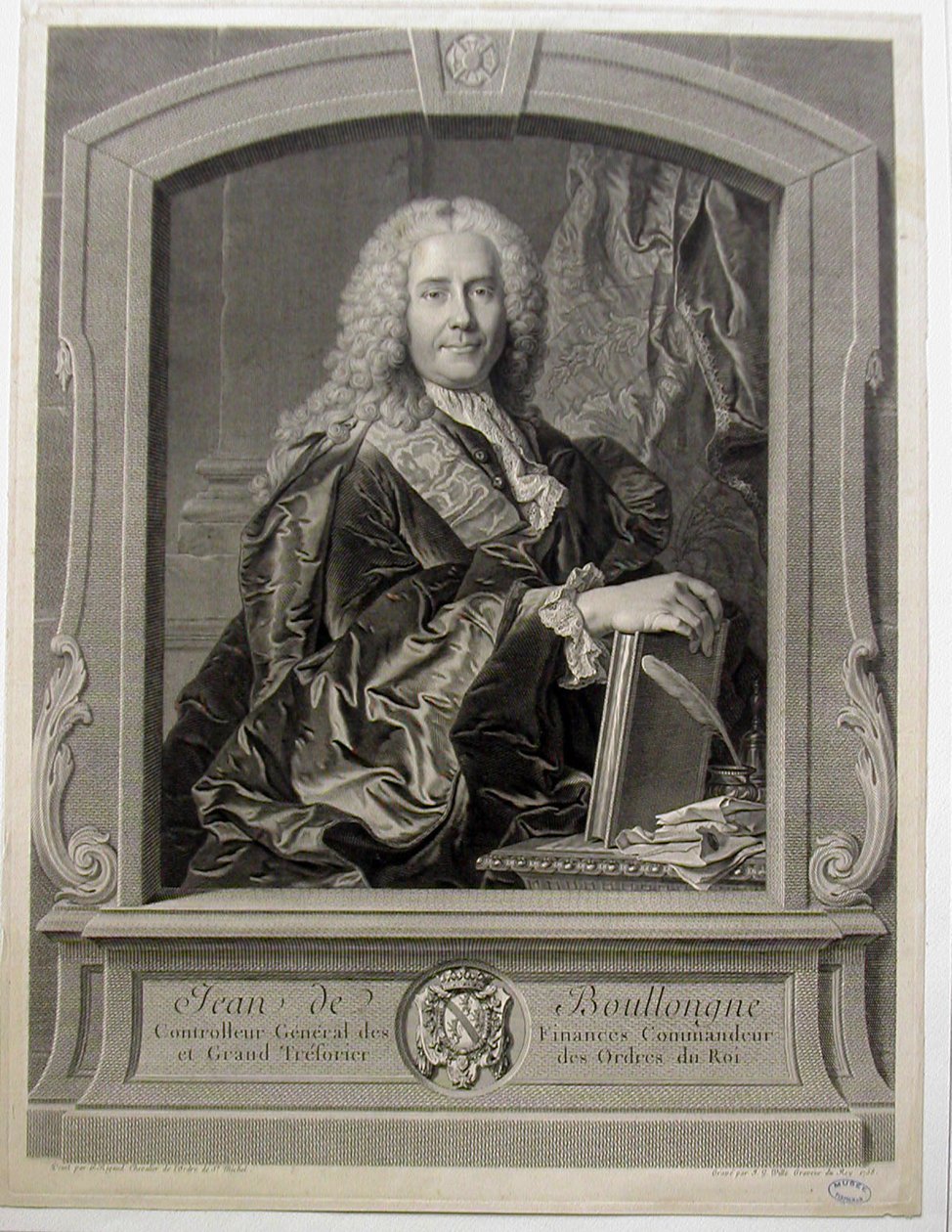 Portret Jean-Louis de Boullongne autorstwa Hyacinthe Francois Rigaud