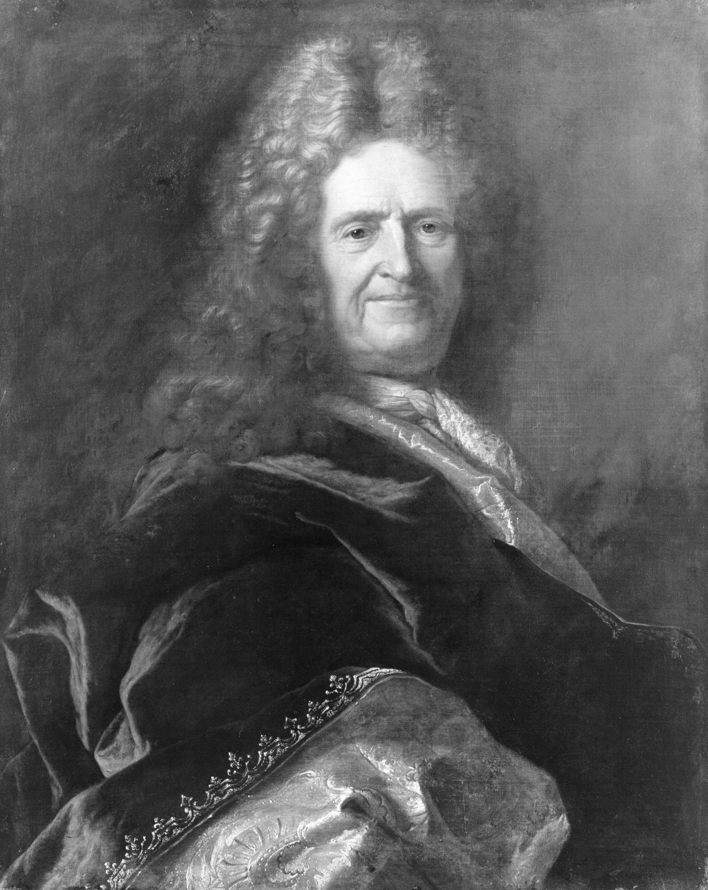 Portret mężczyzny autorstwa Hyacinthe Francois Rigaud