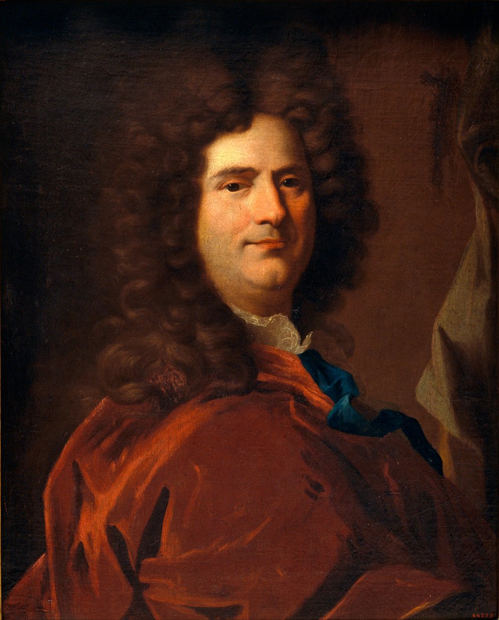 Autoportret - Autoportret - Obraz Hyacinthe Francois Honore Rigaud (1659-1743) - ca 1705 - Olej na płótnie - 65,5 x 53,5 - Museu Nacional d
